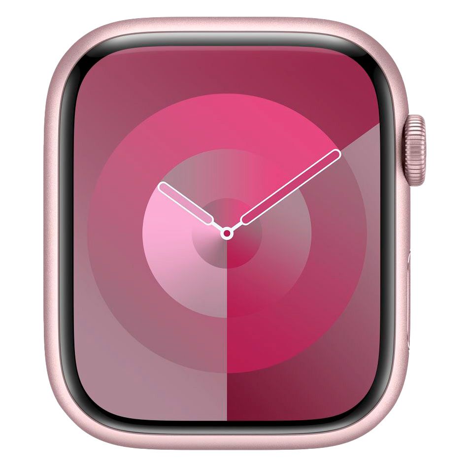 Apple Watch Series 9  (корпус - розовый, 45mm ремешок Sport Band розовый, размер S/M)— фото №1