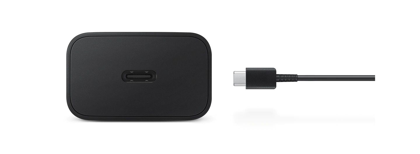 Зарядное устройство сетевое Samsung EP-T1510X, кабель USB Type-C, 15Вт, черный— фото №3
