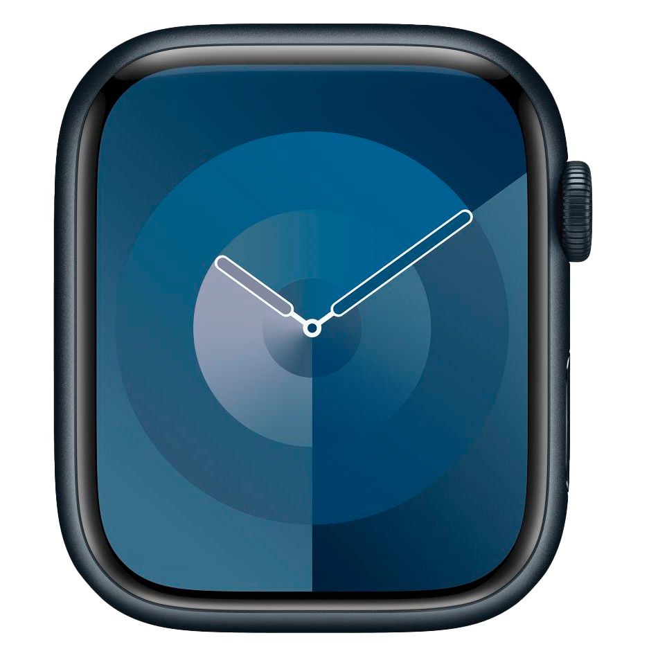 Apple Watch Series 9  (корпус - темная ночь, 41mm ремешок Sport Band темная ночь, размер S/M)— фото №1