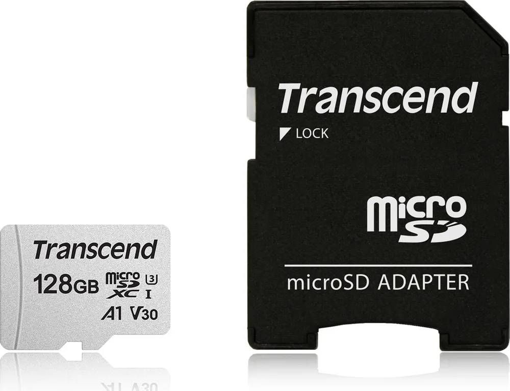 Карта памяти microSDXC Transcend 300S, 128GB— фото №0