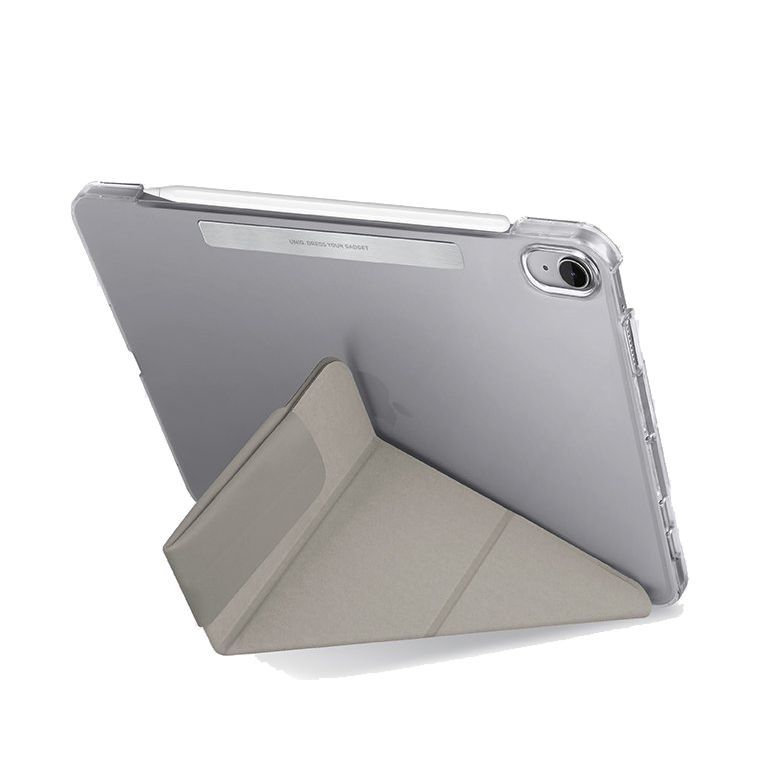 Чехол-книжка Uniq Camden для iPad mini (6‑го поколения) (2021), полиуретан, серый— фото №2