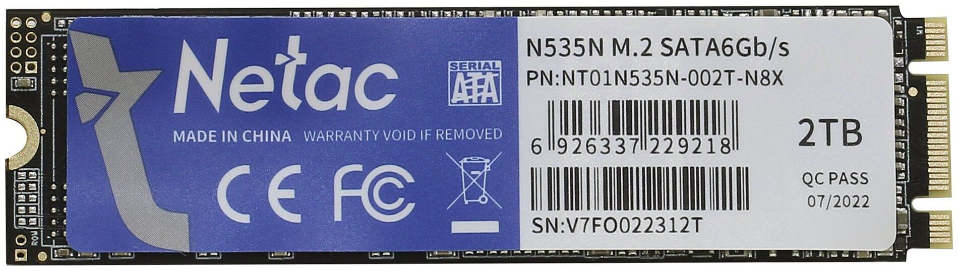 SSD Накопитель Netac N535N 2048GB— фото №0