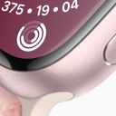 Apple Watch Series 9  (корпус - розовый, 41mm ремешок Sport Loop розовый)— фото №2