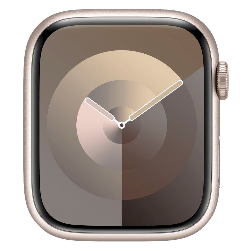 Apple Watch Series 9  (корпус - сияющая звезда, 41mm ремешок Sport Band сияющая звезда, размер S/M)— фото №1