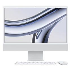 2023 Apple iMac 24″ серебристый (Apple M3, 8Gb, SSD 256Gb, M3 (8 GPU))— фото №0