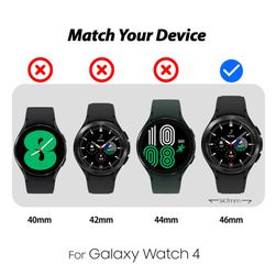 Защитное стекло Whitestone EZ glass для Galaxy Watch4 46mm— фото №5