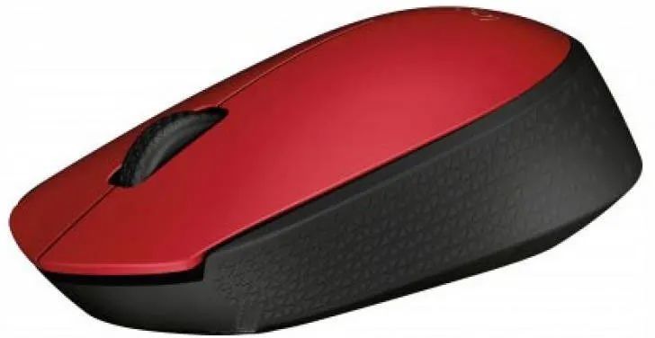 Мышь Logitech M171, беспроводная, красный— фото №1