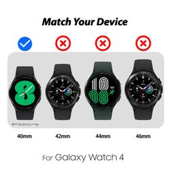 Защитное стекло Whitestone EZ glass для Galaxy Watch4 40mm— фото №5