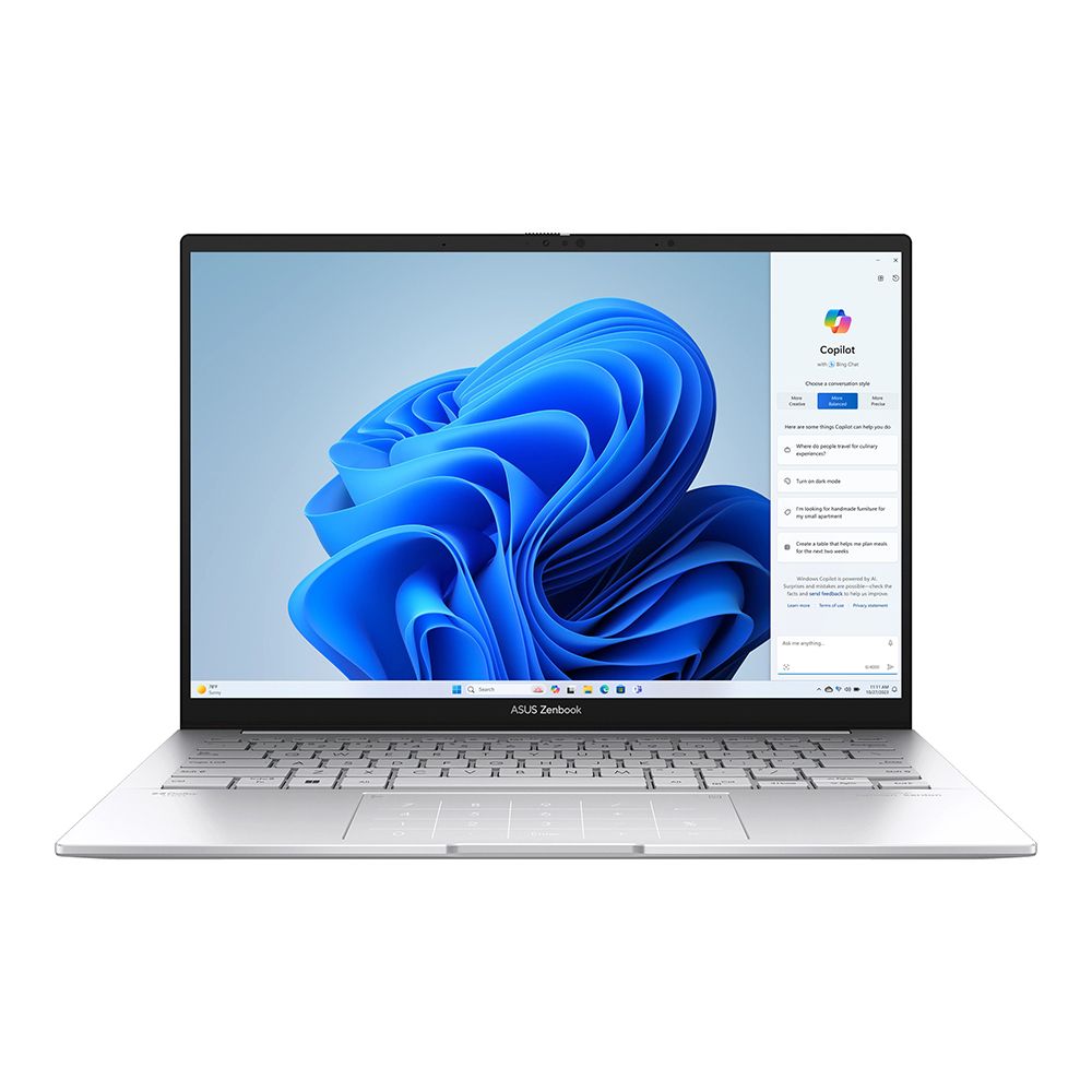 Ультрабук Asus ZenBook 14 OLED UX3405MA-QD488W 14″/Core Ultra 7/16/SSD 1024/Intel® Arc Graphics/Windows 11 Home 64-bit/серебристый— фото №0