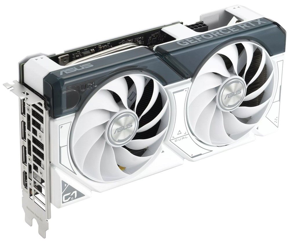 Видеокарта Asus GeForce RTX 4060 Ti Dual White OC Edition 8Gb— фото №1