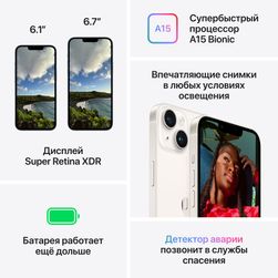 Apple iPhone 14 nano SIM+nano SIM 256GB, (PRODUCT)RED— фото №7