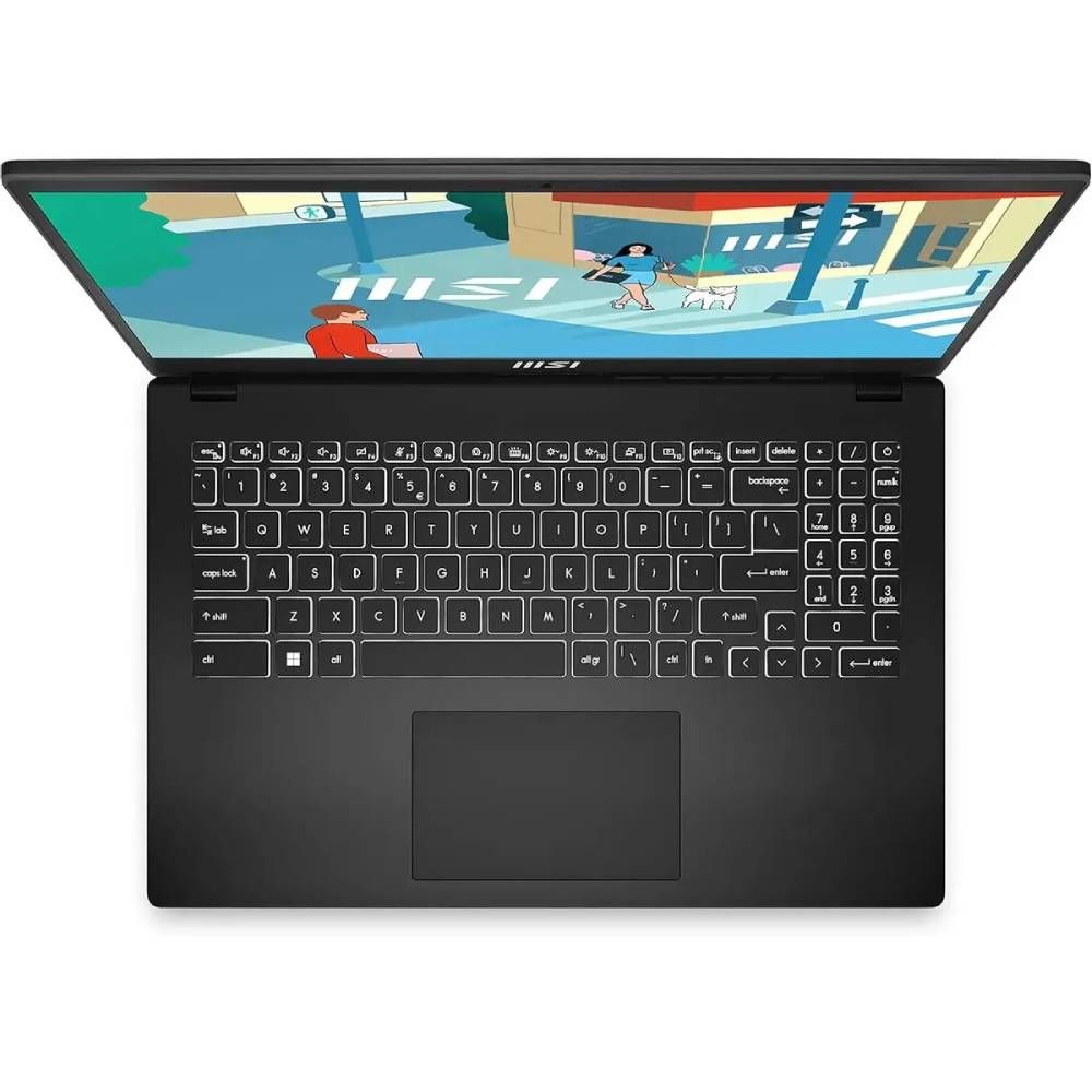 Ноутбук MSI Modern 15 H B13M-098RU 15.6″/Core i5/16/SSD 512/Iris Xe Graphics/Windows 11 Pro 64-bit/черный— фото №0