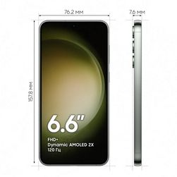 Смартфон Samsung Galaxy S23+ 5G 256Gb, зеленый (РСТ)— фото №3
