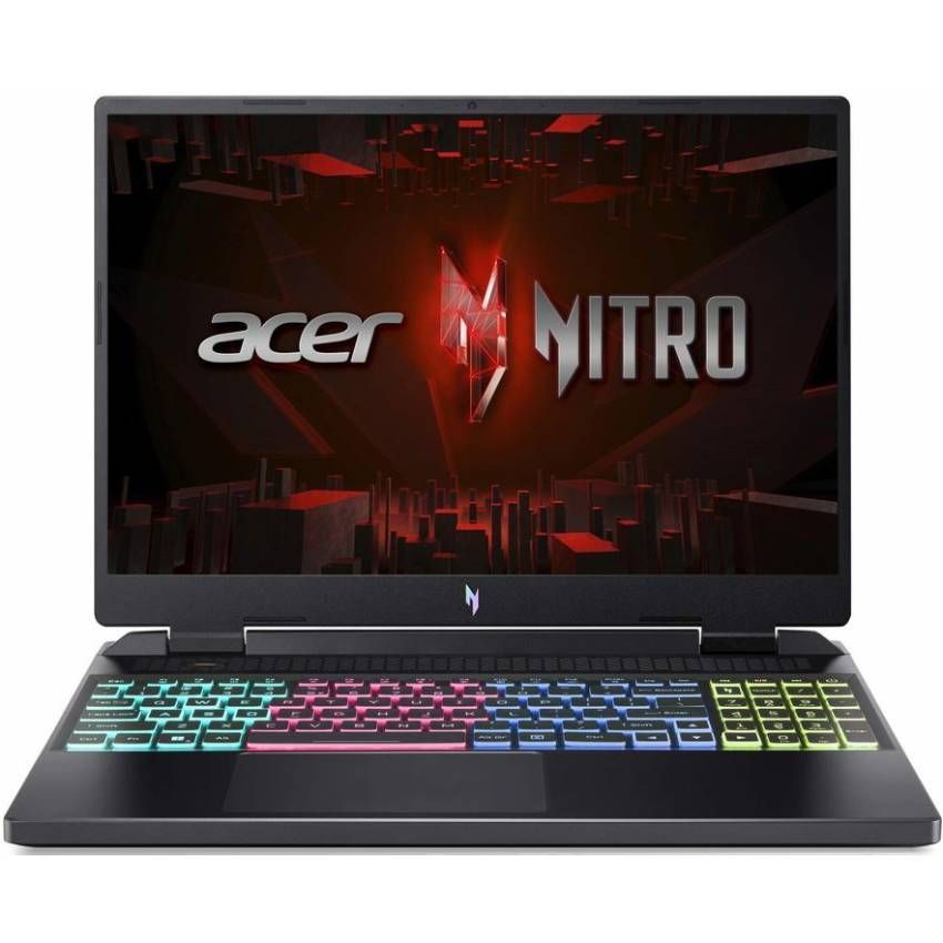 Ноутбук Acer Nitro 16 AN16-41-R3YQ 16″/Ryzen 7/16/SSD 1024/4070 для ноутбуков/Windows 11 Home 64-bit/черный— фото №0