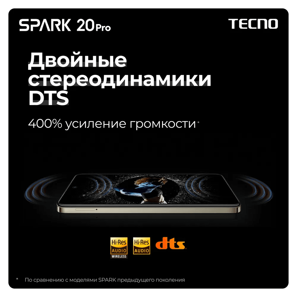 Смартфон Tecno Spark 20 Pro 6.8″ 256Gb, голубой— фото №11