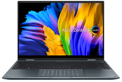 Ультрабук Asus ZenBook 14 Flip OLED UP5401ZA-KN012W 14″/Core i5/8/SSD 512/Iris Xe Graphics/Windows 11 Pro 64-bit/серый— фото №3