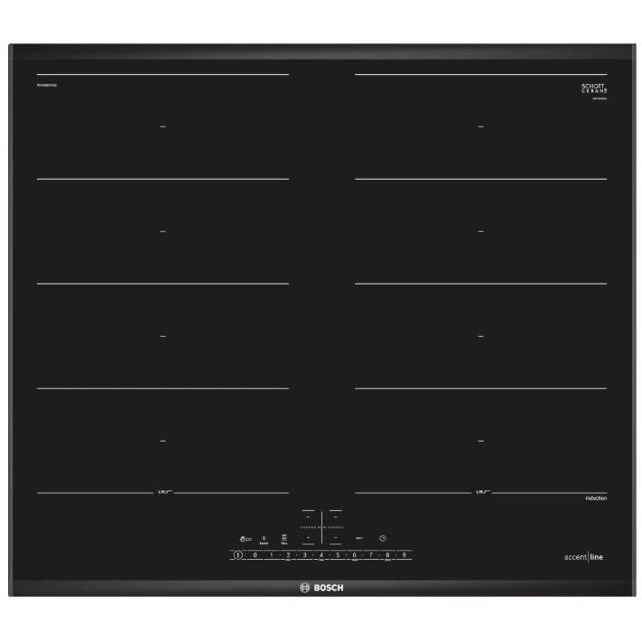 Варочная панель Bosch Serie 6 PXX695FC5E индукционная черный— фото №0