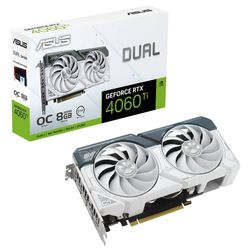 Видеокарта Asus GeForce RTX 4060 Ti Dual White OC Edition 8Gb— фото №5