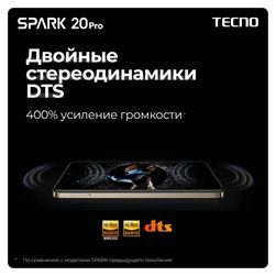 Смартфон Tecno Spark 20 Pro 6.8″ 256Gb, зеленый— фото №11