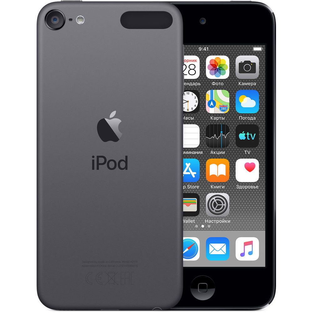 Плеер MP3 Apple iPod Touch 32GB Space Gray 32Gb, серый космос— фото №1