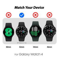 Защитное стекло Whitestone EZ glass для Galaxy Watch4 42mm— фото №5