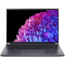 Ноутбук Acer Swift X SFX14-72G-76LG 14.5″/Core Ultra 7/16/SSD 1024/4060 для ноутбуков/Windows 11 Home 64-bit/серый— фото №0