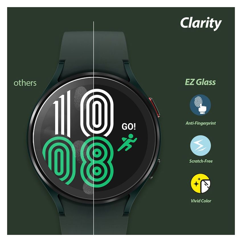 Защитное стекло Whitestone EZ glass для Galaxy Watch4 40mm— фото №3