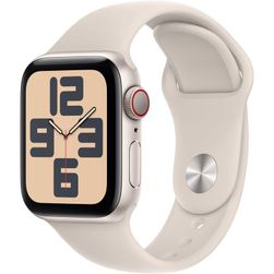 Apple Watch SE 2023 GPS  (корпус - сияющая звезда, 40mm ремешок Sport Band сияющая звезда, размер M/L)— фото №0