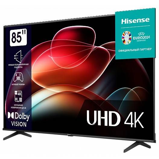 Телевизор Hisense 85A6K, 85″, черный— фото №1