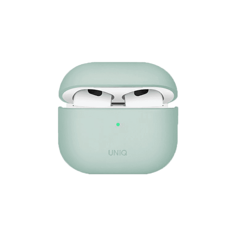 Чехол Uniq Lino мятный, для AirPods 3— фото №0