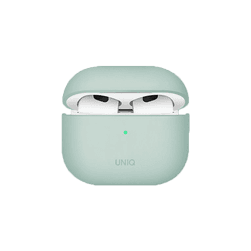 Чехол Uniq Lino мятный, для AirPods 3— фото №0