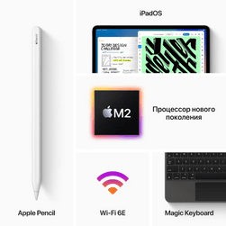 2022 Apple iPad Pro 12.9″ (512GB, Wi-Fi, серебристый)— фото №6