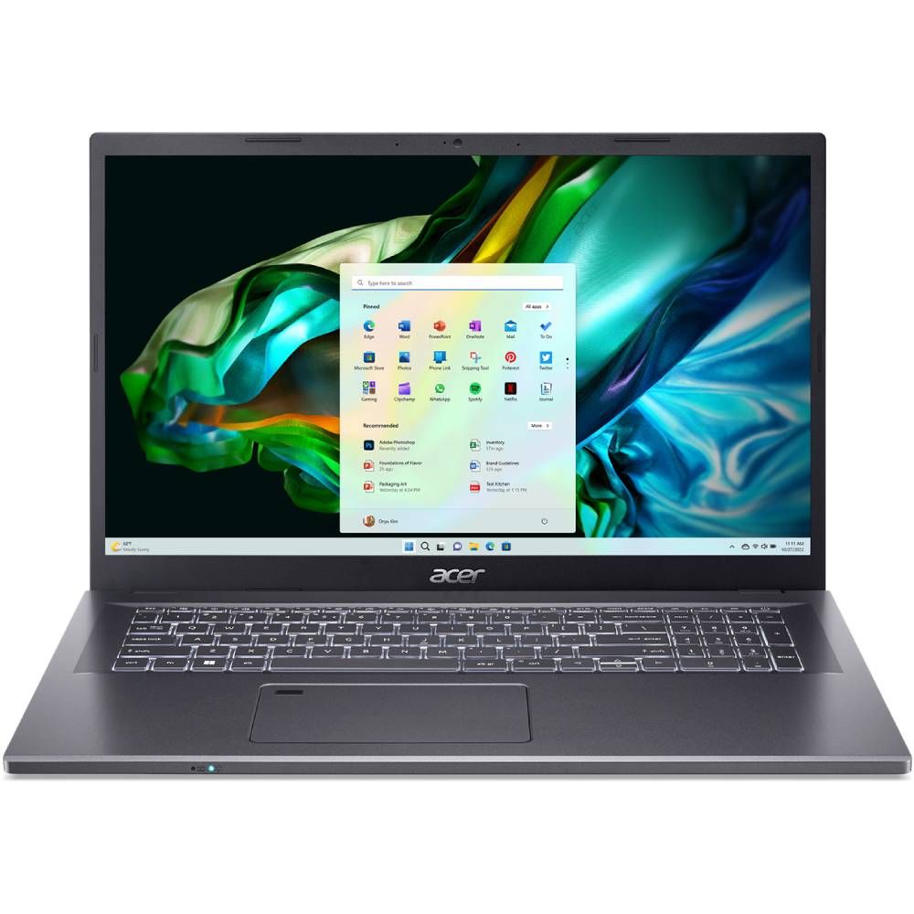 Ноутбук Acer Aspire A517-58GM-551N 17.3″/Core i5/16/SSD 512/2050/Windows 11 Home 64-bit/серый— фото №0